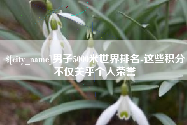 济南男子5000米世界排名-这些积分不仅关乎个人荣誉