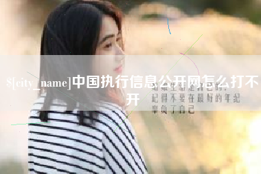 济南中国执行信息公开网怎么打不开