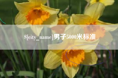 济南男子5000米标准