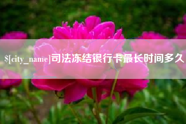 济南司法冻结银行卡最长时间多久