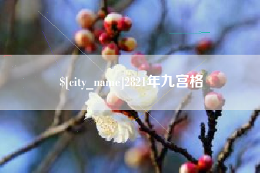 济南2821年九宫格