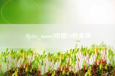 济南中国18枚金牌