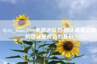 济南5000米滑冰接力-团队成员之间的信任是成功的基石
