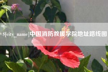 济南中国消防救援学院地址路线图