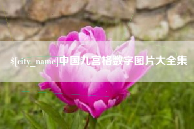 济南中国九宫格数字图片大全集