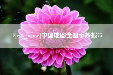 济南中国地图全图手抄报75