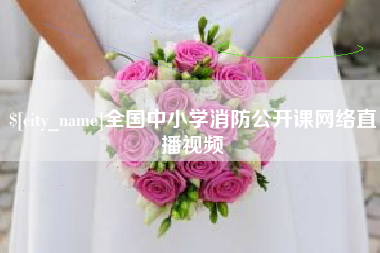 济南全国中小学消防公开课网络直播视频