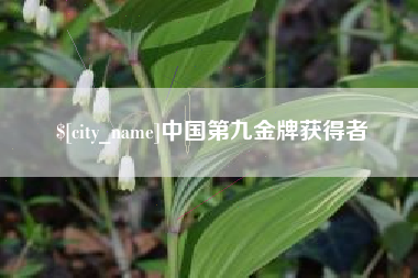 济南中国第九金牌获得者