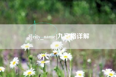 济南九宫格详解