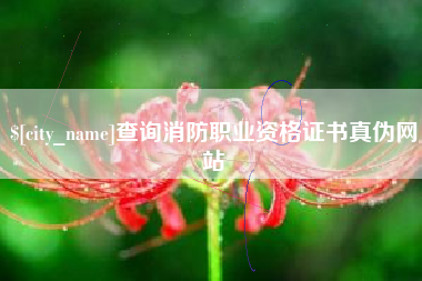 济南查询消防职业资格证书真伪网站